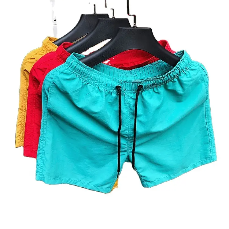 Factory Cheap Price Men Summer Solid Color Beachwear Wholesale Trunk Men's Swim Shorts