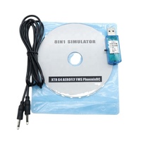 Simulador de Vuelo USB 8 en 1 para Computadora, Compatible con XTR5 FMS G4 FPV, para Controlar Aviones y Helicópteros