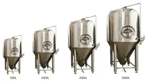 Fermentatore refrigeratore a glicole conico in acciaio inossidabile 1000L attrezzatura per birra artigianale birra fatta in casa