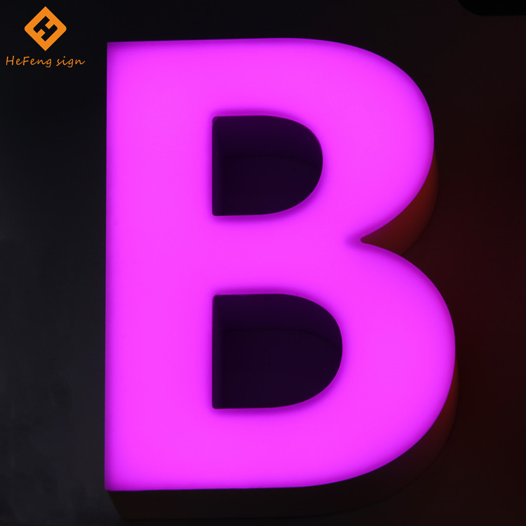 Пользовательская доска с именем, светодиодные светильники с алфавитом, наружная подсветка, 3D буквенный знак
