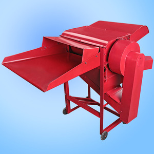 Petite batteuse à blé 500 kg/h 220 V en acier, machine à décortiquer les céréales multifonctionnelle - Product Image 1