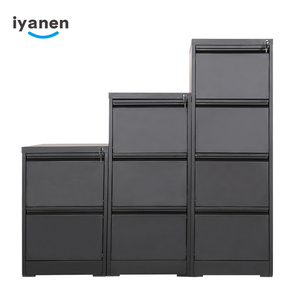 Archivador de cerradura de 4 cajones, archivador de Metal estrecho, caja de herramientas de acero, gabinete para organización de oficina - Product Image 6