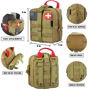 Kit <span class=keywords><strong>de</strong></span> Primeros Auxilios Ori-power <span class=keywords><strong>de</strong></span> Alta Calidad 800D IFAK Molle, Kit Médico <span class=keywords><strong>de</strong></span> Emergencia para Exteriores, Kits <span class=keywords><strong>de</strong></span> Primeros Auxilios para Camping y Senderismo - Product Image 2