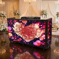 P2.5 GOB Cabine DJ portable pliable à LED pour événements en boîte de nuit, sur scène ou en club de musique