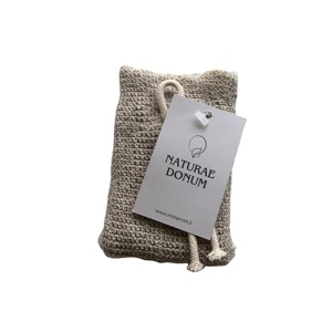 Elegant Double Fiber Linen Copper Soapbag From Italy Natural Resistant Durable Body Scrub and <b>Bath</b> Brushes <b>Sponges</b> & Scrubbers - Product Image 1