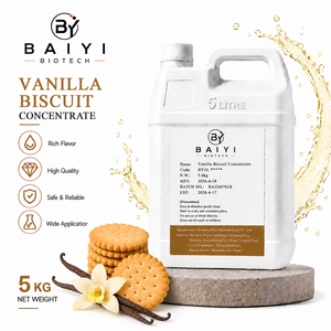 Vente en gros de liquide concentré aromatisé à la <span class=keywords><strong>vanille</strong></span> BAIYI de haute qualité, 5 kg, pour tabac et chicha - Product Image 1