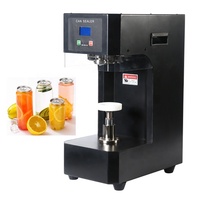 Nouvelle machine à sceller les canettes de soda commerciale de petite taille 2023, scelleuse automatique de boîtes de conserve avec porte-gobelet pour les entreprises de thé à bulles et de savon