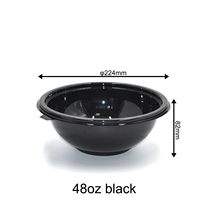 Ensemble de bols à fruits pour mélange de salade extra large en plastique PET jetable 160oz personnalisé pour le service et le stockage