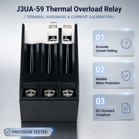 Relais de contrôle de surcharge thermique J3UA59, interrupteur scellé, protection de moteur basse puissance, contacts en cuivre AC, borne à vis 660V