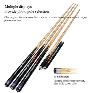 Stecca da Biliardo Professionale in Legno di Frassino 5 Anni, 3/4 Split, Giunto in Ottone, Fatta a Mano, Alta Qualità, 9.5mm, 145cm, Prolunga, 18oz - Product Image 4