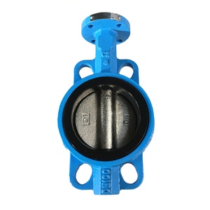 Großhandel KXC METAL D71X Manuelles Sanitär-Wafer-Absperrventil mit Stellantrieb Gusseisen Schneckengetriebe DN40-DN1200 ISO9001 Zertifiziert - Product Image 1