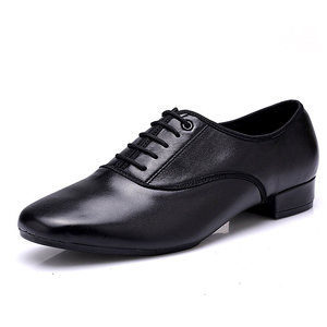 Chaussures de <span class=keywords><strong>Danse</strong></span> Latine et de Salon pour Hommes en Cuir Véritable avec Semelle Extérieure en Daim et Doublure en Coton pour Adultes - Product Image 1