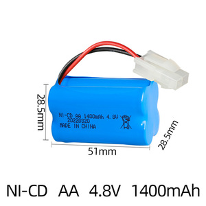 Rc Toys Cars Robots Baterías recargables 4,8 V 1400mAh AA Batería <span class=keywords><strong>para</strong></span> productos <span class=keywords><strong>de</strong></span> seguridad - Product Image 3