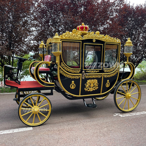 Charrette royale personnalisée pour mariages et événements, charrette à chevaux élégante à vendre - Product Image 6