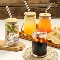 Tasse en céramique 350 ml/550 ml avec couvercle et paille transparente pour bubble tea, jus, bière, lait, mocha, petit-déjeuner, vaisselle