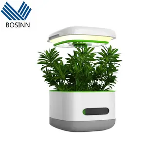 Ev Bonsai atmosferik masa ışığı dekorasyon masaüstü bitki büyütme lambaları akıllı hidroponik yetiştirme teorisi