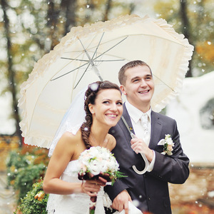 LOTUS New <span class=keywords><strong>Elegant</strong></span> Women's Three-Layer Straight Pagoda Parasol Umbrella Offres Spéciales for Weddings Polyester with Plastic Handle - Product Image 6