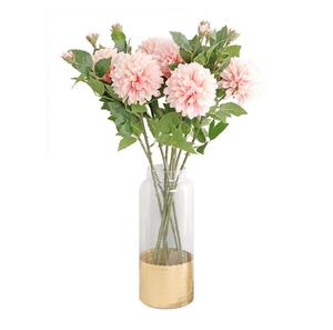 <span class=keywords><strong>Z</strong></span>-1081 минималистичный стиль, искусственный шелк, 2 головы, Бордовые цветы для украшения дома - Product Image 5