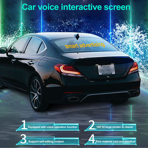 Nouvel écran interactif HD sans voix pour la vitre arrière de voiture, écran LED d'expression, éclairage publicitaire pour voiture, fournisseur en gros - Product Image 2