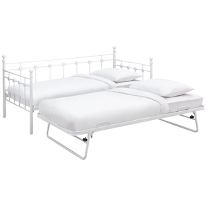 Cage de canapé en <span class=keywords><strong>fer</strong></span> <span class=keywords><strong>forgé</strong></span> noir, <span class=keywords><strong>lit</strong></span> <span class=keywords><strong>simple</strong></span> en métal <span class=keywords><strong>blanc</strong></span> - Product Image 2