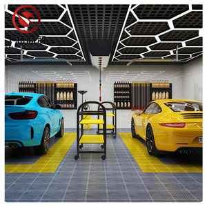 Prix de gros d'usine Carrelages de <span class=keywords><strong>sol</strong></span> de garage bon marché Emboîtement <span class=keywords><strong>plastique</strong></span> 18Mm d'épaisseur Revêtement de <span class=keywords><strong>sol</strong></span> de garage Carreaux en pvc Emboîtement - Product Image 2