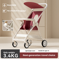 poussette portable, poussette légère, poussette de voyage pliable pour enfants