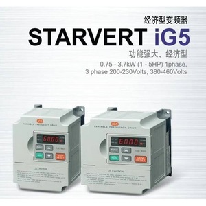 iG5 ไดรฟ์ปรับความถี่ได้ 3.7kW 220V AC อินพุต 3 เฟส เอาท์พุต ตัวควบคุมมอเตอร์อุตสาหกรรม ผลิตในเกาหลี - Product Image 5