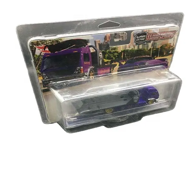 Caja colgante de plástico para coches de juguete, Protector de Hot Wheels personalizado