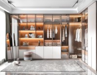 Lesso Home – Armoire îlot moderne sur mesure pour dressing, en bois écologique de luxe, pour salon de villa