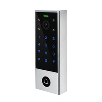 Contrôle d'accès WiFi étanche IP65 Tuya avec caméra 2MP, détection de mouvement, déverrouillage à distance, 1000 utilisateurs, cartes EM/MF, interphone vidéo