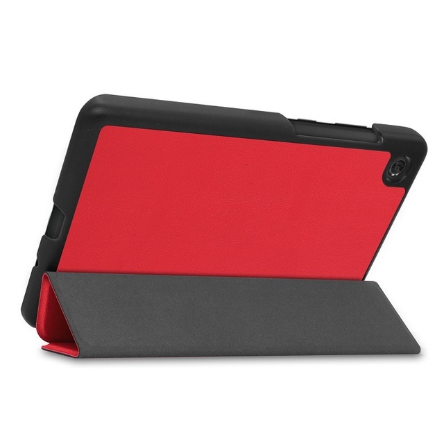 Smart Magnetic Case Soft PU Tablet Case Anti-fall PC Protective Cover for Lenovo Tab M7 Gen 2/Gen 3/TB-7305