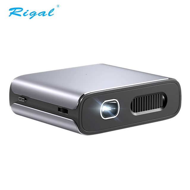 Built-in Rechargeable Battery DLP Portable Pocket Smart 1080P Mini WiFi Projector