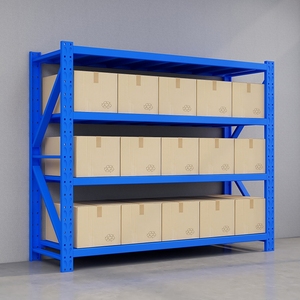 4 Shelf Longspan Garage Shelving Storage <strong>Systems</strong> Cheap <strong>Price</strong> <strong>Racking</strong> <strong>Systems</strong> Easy Install Light Duty Warehouse Shelving - Product Image 2