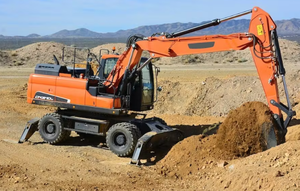 Nueva Excavadora de Ruedas de 21t DX210W, Maquinaria de Movimiento de Tierras, Excavadora de Ruedas Mediana - Product Image 5