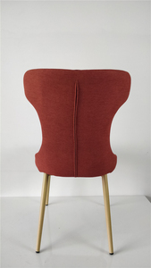 Comedor de diseño moderno de muebles de la habitación de lujo terciopelo tela <span class=keywords><strong>Silla</strong></span> de comedor con la pierna de Metal - Product Image 5