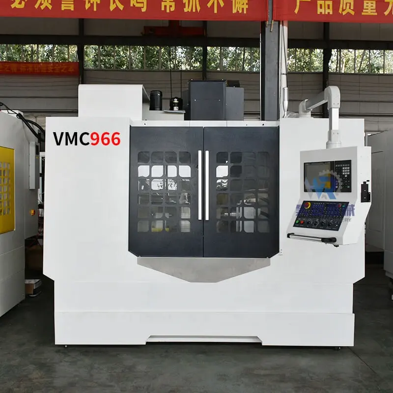 Otomatik dikey Metal makine merkezi VMC966 VMC 4 eksen Cnc freze metal makinesi