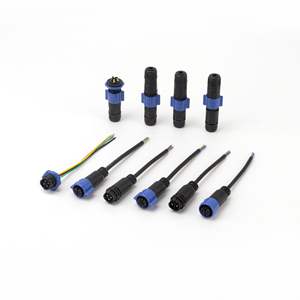 Разъем M20 (штекер/гнездо) для быстрого подключения, водонепроницаемый IP68, медный, 600В, 2-жильный, мини-кабель, корпус из ПВХ, для электриков - Product Image 4