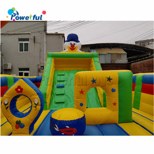 نفخ نطاط القلعة عقبة المنزلق ملعب ملاهي للأطفال تأجير الحزب - Product Image 1