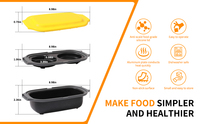 Plaque de cuisson 3-en-1 en silicone écologique pour gaufres et sandwichs, idéale pour micro-ondes, usage domestique – Vente chaude en provenance de Chine