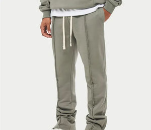 Pantalones Jogger Casuales de Diseño Personalizado para Hombre 2026, de Alta Calidad, con Cintura Elástica y Corte Acampanado - Product Image 6