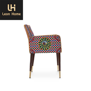 Fábrica al por mayor diseño simple de lujo muebles modernos para el hogar tela de terciopelo verde ocio sillas de comedor con precio <span class=keywords><strong>barato</strong></span> - Product Image 5