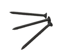 Tornillos autorroscantes de acero negro 4.8 8.8 10.9 12.9 con cabeza plana avellanada Phillips para madera