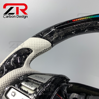 Volant personnalisé en fibre de carbone avec LED pour Nissan Altima Sport, volant personnalisé pour 350z 370z 400z GTR Teana X-Trail
