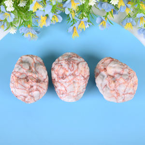 Escultura de Cristal Artesanal al por Mayor, Cristal Curativo, <span class=keywords><strong>Jaspe</strong></span> Rojo Encaje, Tallado de Cerebro Humano para Decoración de Escritorio - Product Image 3