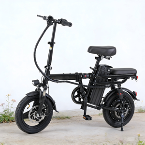 Bicicleta Eléctrica Plegable de 350W 48V, Ligera y Portátil, con Batería Extraíble, Frenos de Disco Dobles y Pantalla LCD para Adultos Urbanos - Product Image 5