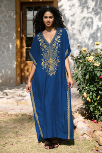 Vestido de fiesta bordado de moda, vestido de lujo para mujer, ropa musulmana de Dubái - Product Image 5