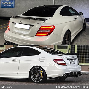 สปอยเลอร์หลังคาร์บอนไฟเบอร์ทรง R สำหรับรถเบนซ์ C-Class W204 C204 Coupe 2 ประตู ปี 2007-2014 - Product Image 6
