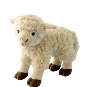 仿真毛绒羊玩具毛绒动物羊绒软玩具娃娃