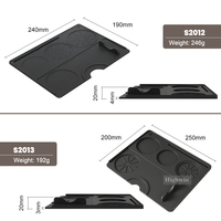 Accessoires de café HIGHWIN Tapis de protection pour expresso multifonctionnel Tampon en silicone de qualité alimentaire