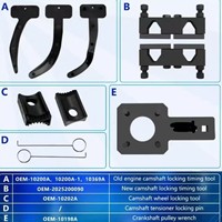 Set Alat Rantai Timing Camshaft Pentastar, Kit Kunci Pulley Crankshaft, Bahan Nilon, Model 10202/10369, 11-Piece untuk VW Chrysler